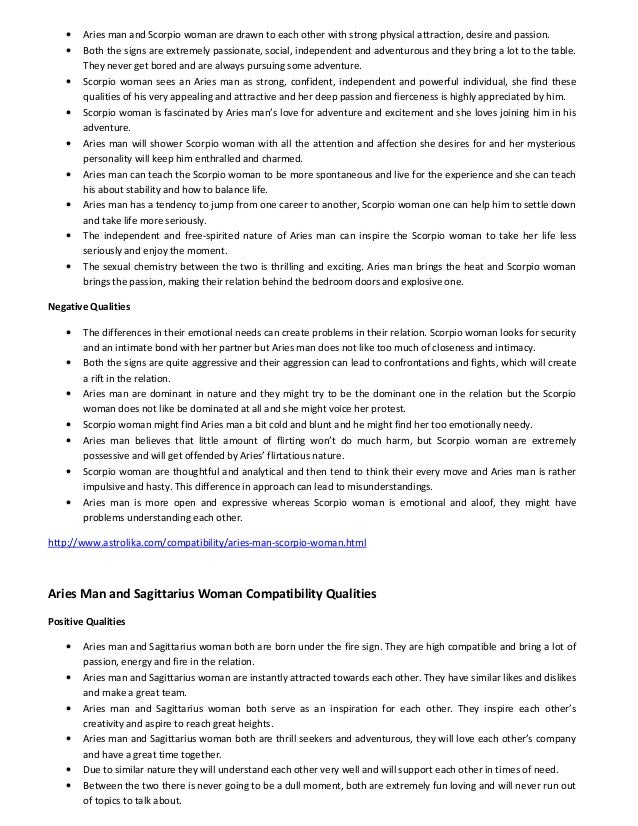 aries man compatibility with other zodiac signs